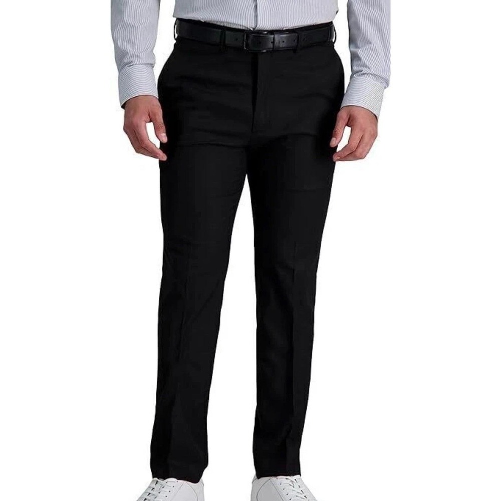 NWT Kenneth Cole Reaction Men's 33x32 Black Dress Pants Stretch